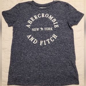 Abercrombie & Fitch Blue and Gray Tshirt size XS